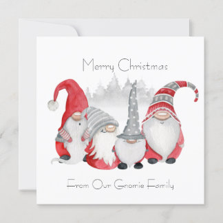 Cartão de Natal da Família Gnomie