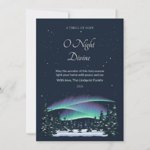 Cartão de Natal da Família Skyglow Heavenward
