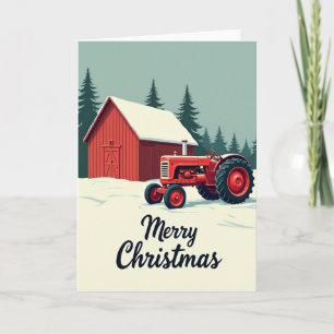 Cartão de Natal da Fazenda Vermelha