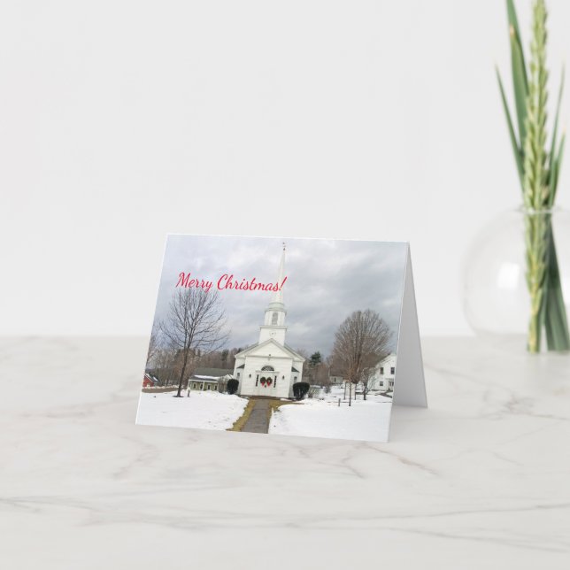 Cartão de Natal da Igreja Canterbury, amor de Deus (Frente)