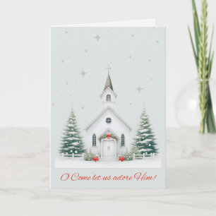 Cartão de Natal da Igreja de Natal
