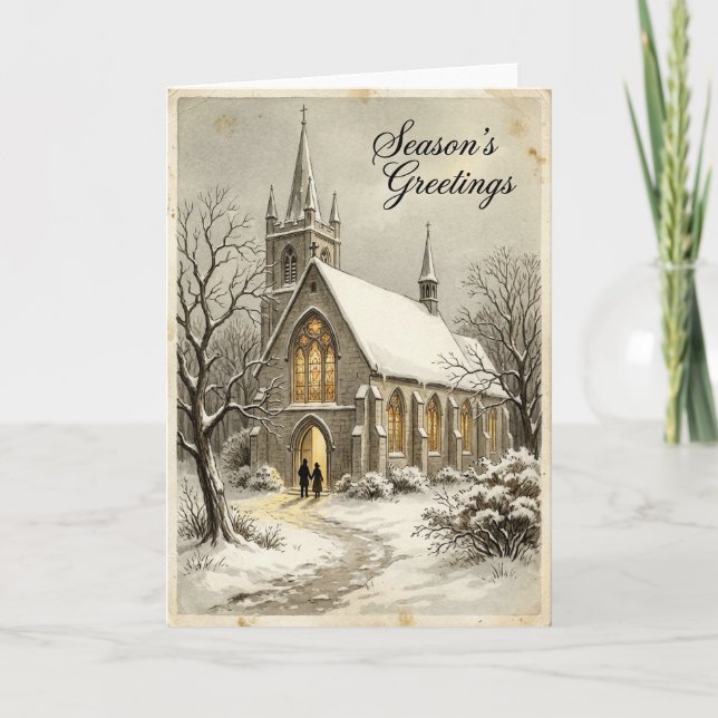 Cartão de Natal da Igreja Nevada (Frente)