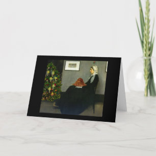 Cartão de Natal da Mãe do Assobiador