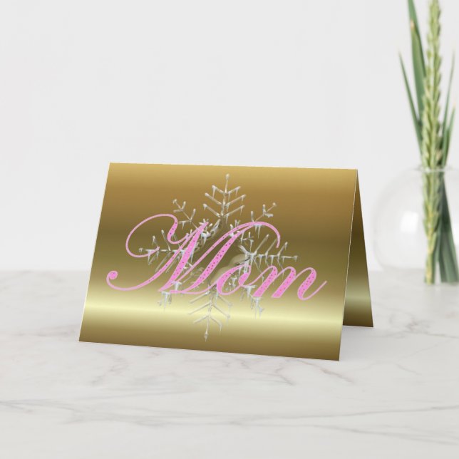 Cartão de Natal da mamãe (Frente)