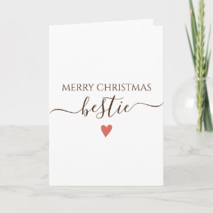 Cartão de Natal da Melhor Amiga