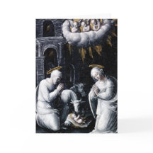 Cartão de Natal da natividade