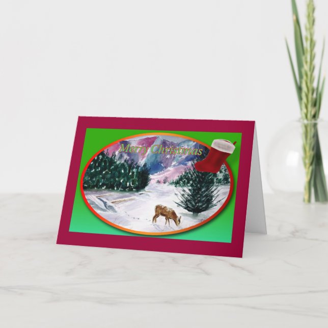 Cartão de Natal da Nature (Frente)