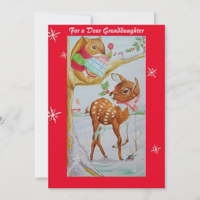 Cartão de Natal da neta (Frente)