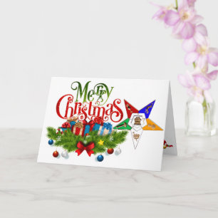 Cartão de Natal da Ordem da Estrela do Oriente