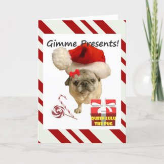 Cartão de Natal da Rainha Lulu!