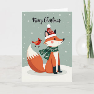 Cartão de Natal da Raposa Caprichosa