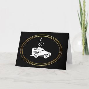 Cartão de Natal da S.W.A.T. Van