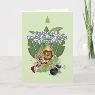 Cartão de Natal da selva