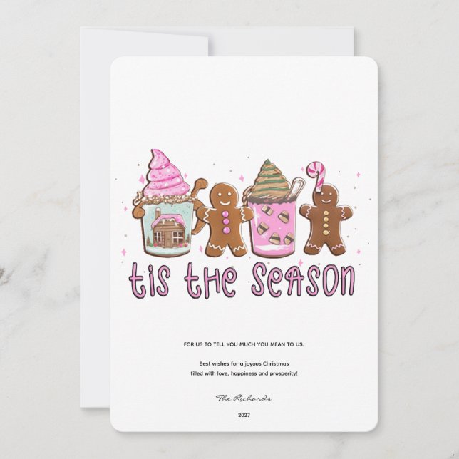 Cartão de Natal da Temporada (Frente)