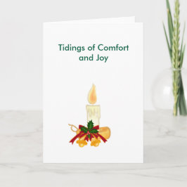 Cartão de Natal da Vela de Natal de Jingle Claws C