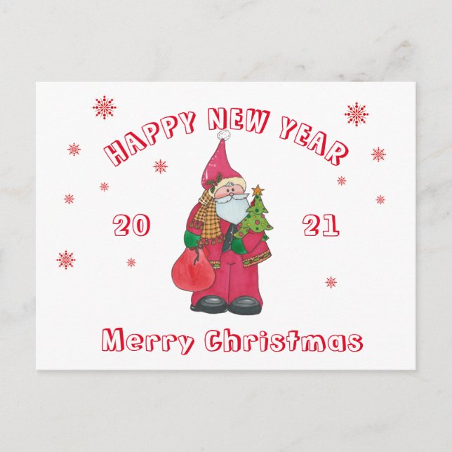 Cartão de Natal de 2021 (Frente)