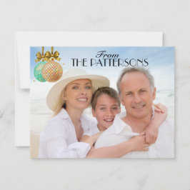 Cartão de Natal de 4,25x5,5 Fotografias