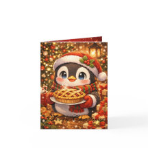 Cartão de Natal de Anime Fofo
