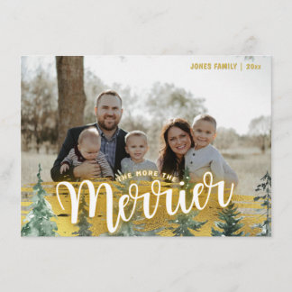 Cartão de Natal de Anúncio de Bebê