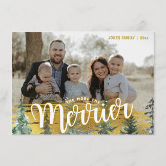 Cartão de Natal de Anúncio de Bebê