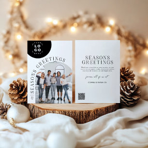 Cartão de Natal de Arch Moderno para Empresas