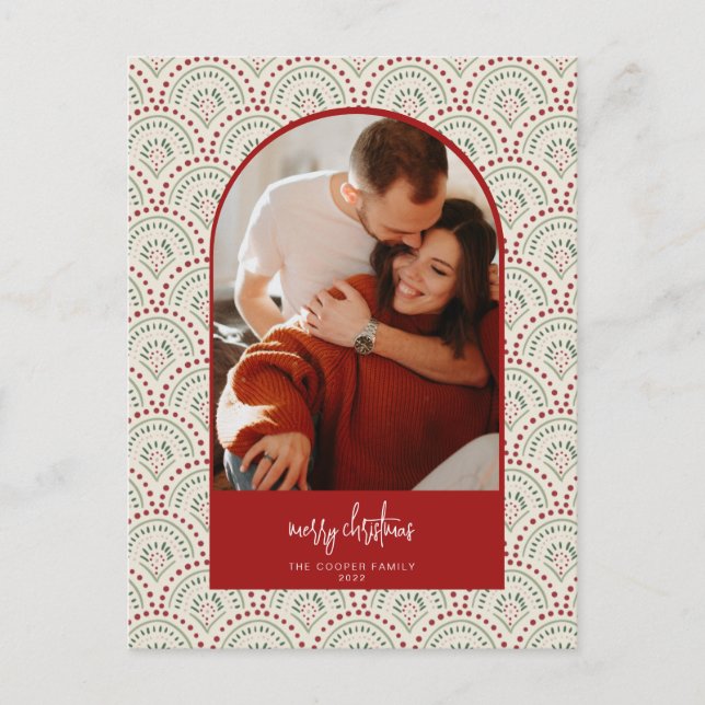 Cartão de Natal de Arte Moderna (Frente)