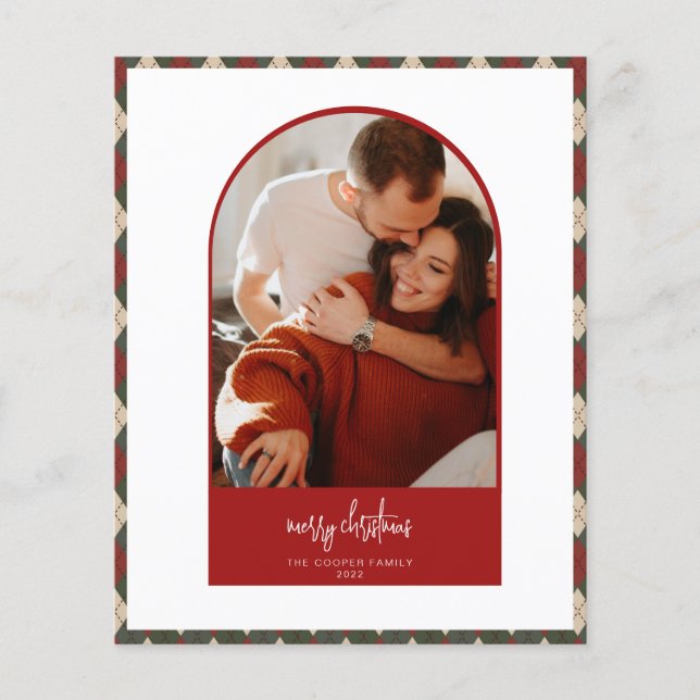 Cartão de Natal de Arte Moderna (Frente)