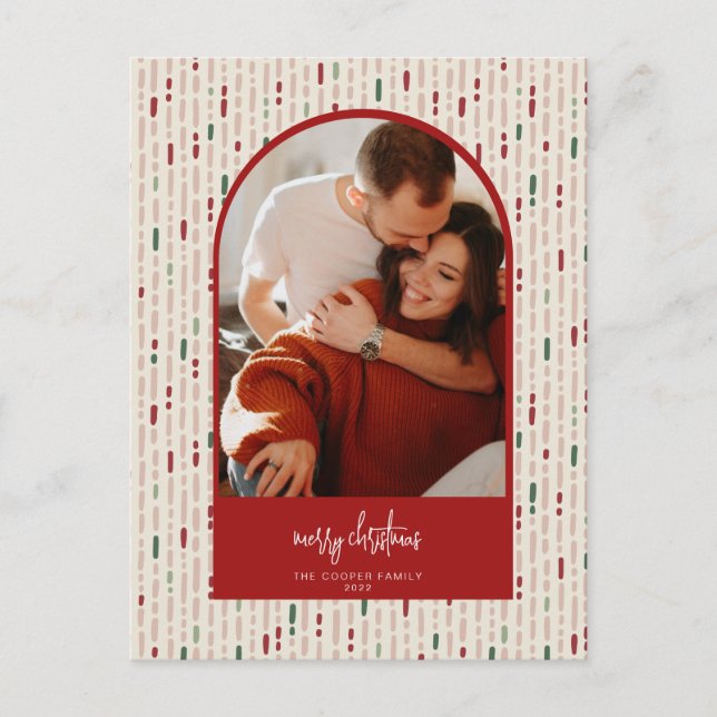 Cartão de Natal de Arte Moderna (Frente)