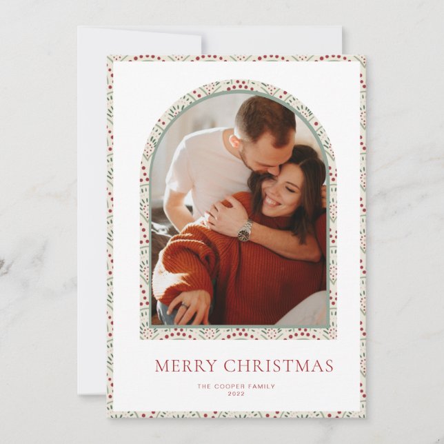 Cartão de Natal de Arte Moderna (Frente)