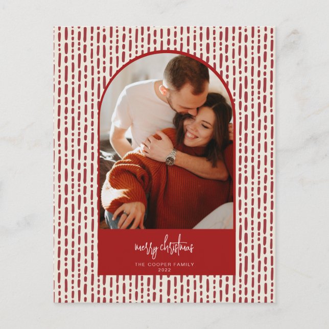 Cartão de Natal de Arte Moderna (Frente)