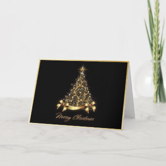 cartão de natal de árvore de natal deslumbrante