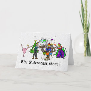 Cartão de Natal de Bateria Nutcracker Shack Ham