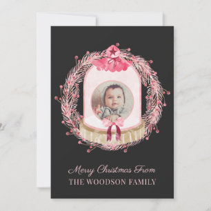 Cartão de Natal de Bebê Primeiro Natal