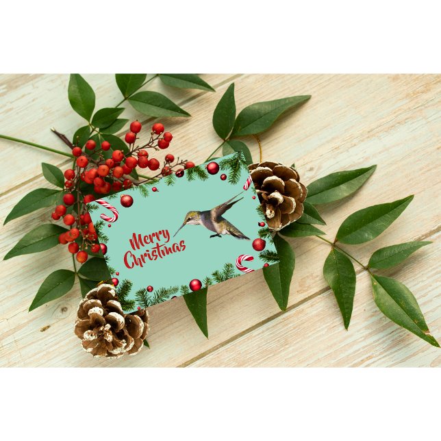 Cartão de Natal de Beija-flor (Criador carregado)