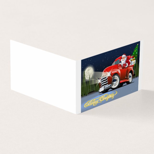 Cartão de Natal de Boas Festas (Exterior)