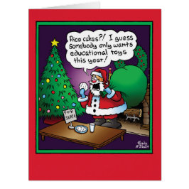 Cartão de Natal de Borracha de Arroz Grandes