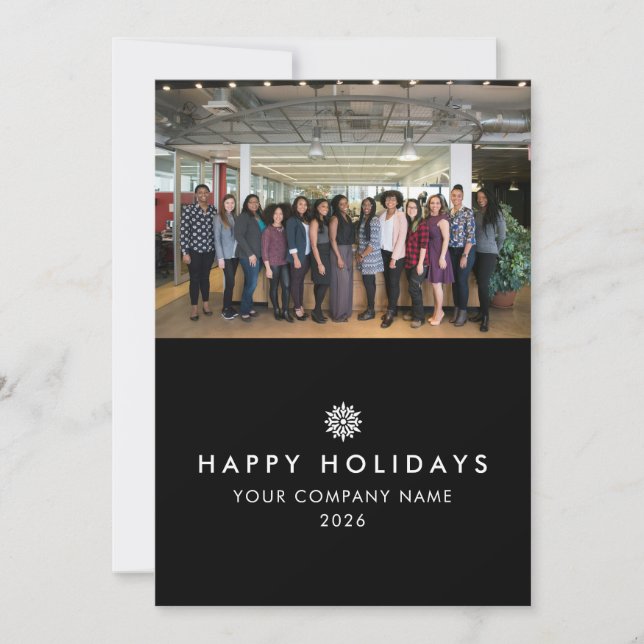 Cartão de Natal de Calendário de Foto para 2026 (Frente)