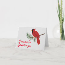 Cartão de Natal de Cardinal