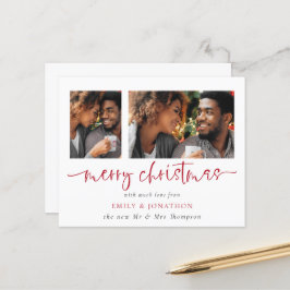 Cartão de Natal de Casados Recém-Casados Orçamento