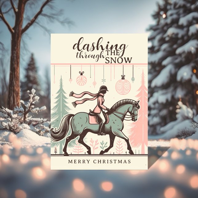 Cartão de Natal de Cavalo (Instant Download!)