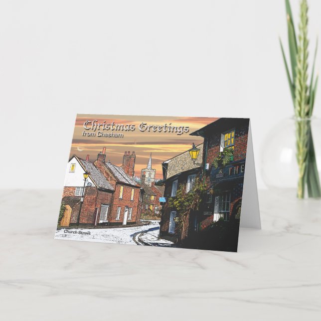Cartão de Natal de Chesham (Frente)