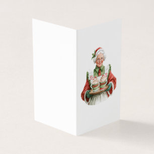Cartão de Natal de Chocolate Personalizado da Sra.
