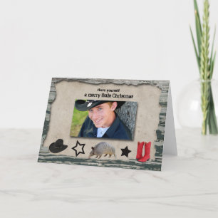 Cartão de Natal de Cowboy