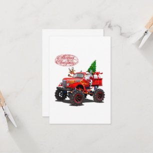 Cartão de Natal de cumprimentos de desenho animado