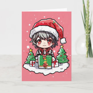 cartão de natal de desenho animado