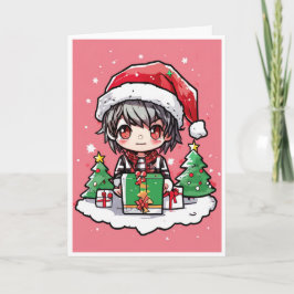 cartão de natal de desenho animado