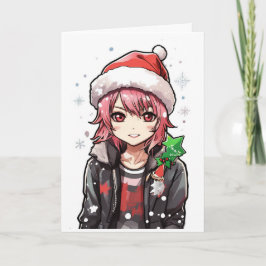 cartão de natal de desenho animado