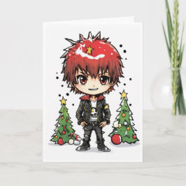 cartão de natal de desenho animado