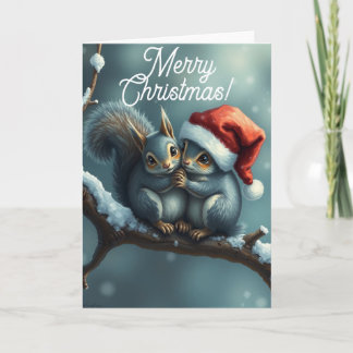 Cartão de Natal de Esquilo