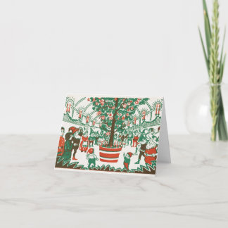 Cartão de Natal de Estilo Vintage